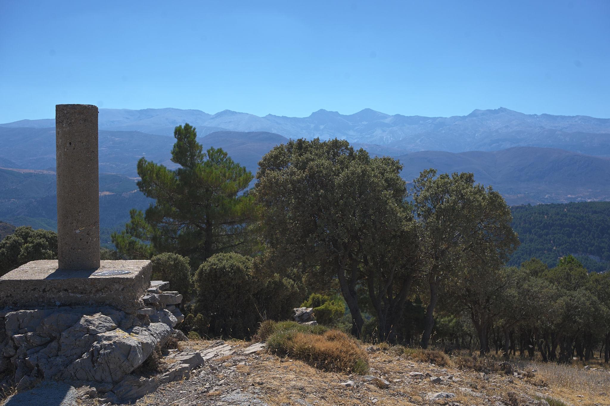Summit of Cerro Buenavista looking south to the Sierra Nevada