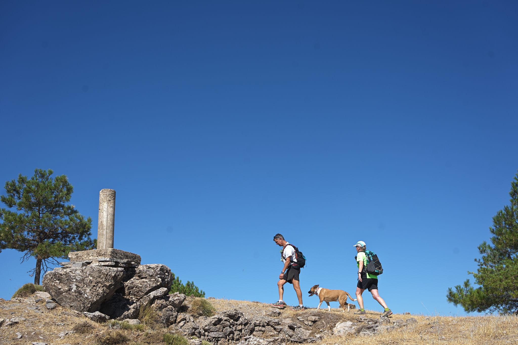 Approaching the summit of Cerro Buenavista trig point